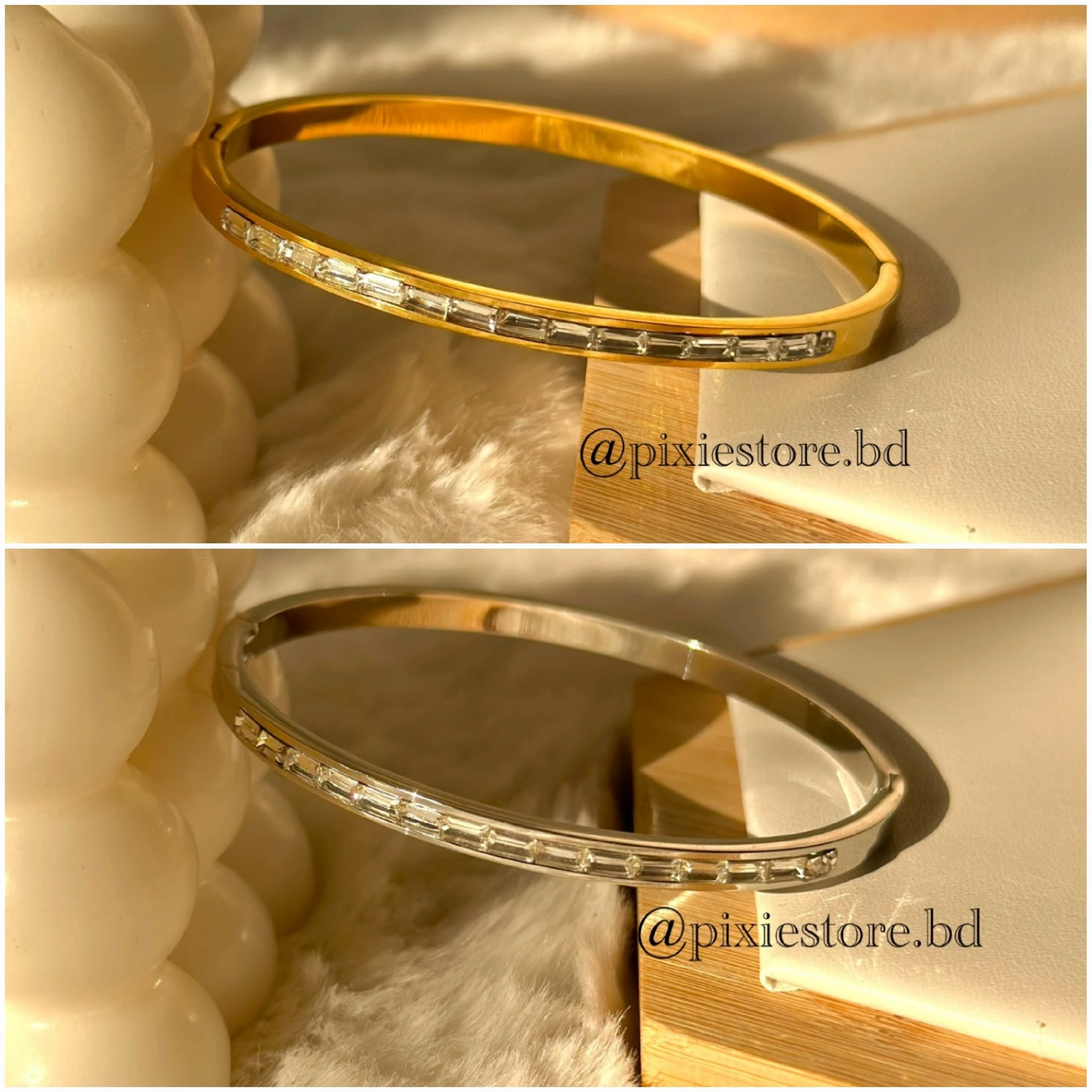 Crystal Line Bangle