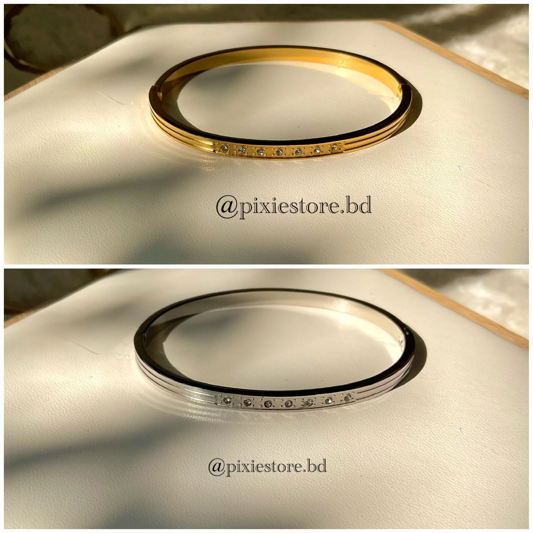 Linea Crystal Bangle