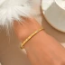 Celeste Stud Gold Bangle